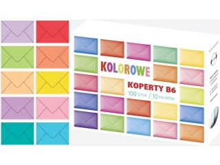 Koperta kolor B6 12,5x17,6cm (100szt)