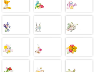 Koperty Wielkanocne KB6 176x125 POL-MAK 100szt.