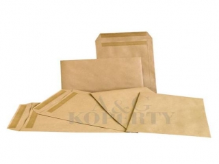 Koperta szara B5 HK 17,6x25CM (50szt.) pasek