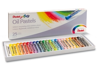 Pastele olejne PENTEL PHN25 25-kolorów