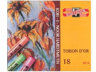 Pastele suche KOH-I-NOOR Toison D'or 18 kolorów (8513)