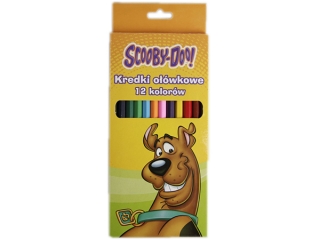 Kredki owkowe BENIAMIN 12 kolorw Scooby Doo