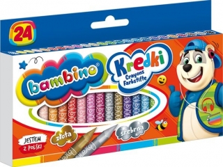 Kredki BAMBINO 24 kolory