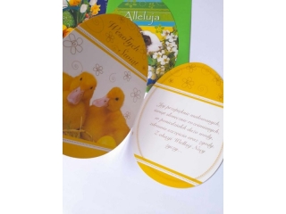 Kartki karnet PANORAMA Jajko