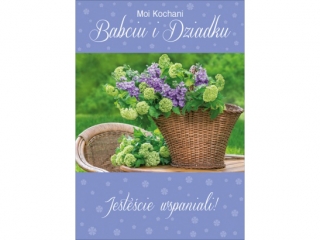 Kartki karnet B6 PAN DRAGON K-1290 Dzień Babci i Dziadka