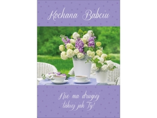 Kartki karnet B6 K-1295 Dzień Babci