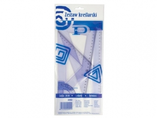 Zestaw kreślarski PRATEL 30cm