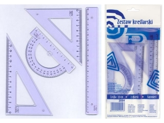Zestaw kreślarski PRATEL 20cm