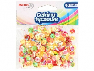 Cekiny tczowe 8 mm MIX