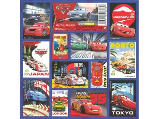 Naklejki 16x16 DERFORM Cars