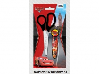 Nożyczki w blistrze DERFORM Cars 32