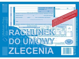 Rachunek do umowy zlecenia A5(o+k)