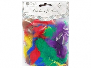 Piórka dekoracyjne DPCRAFT Basic 5-12cm 5g Wielkanoc