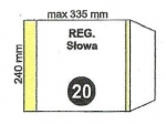 Okadka szkolna Sowa regulowana nr20 240x335mm