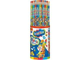 Ołówki z gumką BAMBINO 60szt.