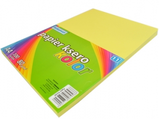Papier ksero SCHEMAT A4 100k. 80g kolor - 11 jasny ¿ó³ty