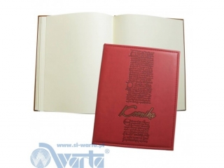 Kronika WARTA szyta B4 255x320 bordo 086