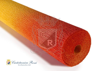 Krepina Woska Cartotecnica Rossi 180g/m² tcza 576/9 ty-pomaraczowy, 50cm x 250cm