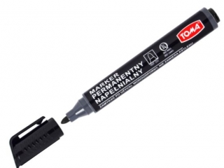 Marker TOMA okrgy czarny TO-222