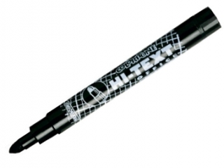 Mazaki grube - czarne FIBRACOLOR 540 (25szt)