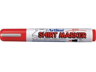 Marker permanentny do T-shirtw TOMA - czerwony