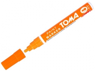 Marker olejowy TOMA fibrowa koñcówka 2, 5mm, pomarañczowy