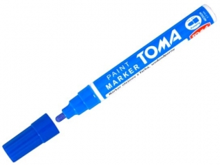 Marker olejowy TOMA fibrowa koñcówka 2, 5mm, niebieski jasny