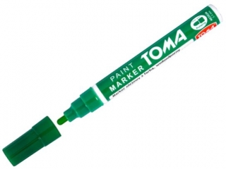 Marker olejowy TOMA fibrowa koñcówka 2, 5mm, zielony