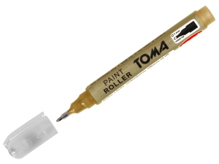 Marker olejowy TOMA koñcówka metalowa z kulk± 1,5mm - z³oty