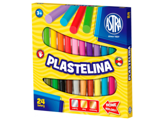 Plastelina Astra 24 kolory HURT