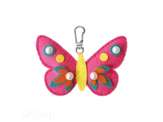 Zestaw kreatywny DPCRAFT Breloczek z filcu - Motyl