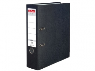 Segregator A4 8cm HERLITZ Q.file standard PP - czarny