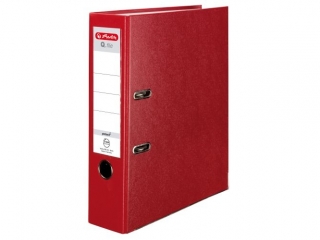 Segregator A4 8cm HERLITZ Q.file standard PP - czerwony