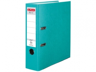 Segregator A4 8cm HERLITZ Q.file standard PP - turkusowy