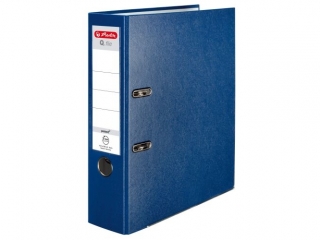 Segregator A4 8cm HERLITZ Q.file standard PP - niebieski