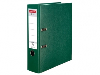Segregator A4 8cm HERLITZ Q.file standard PP - zielony