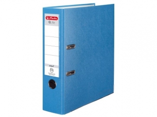 Segregator A4 8cm HERLITZ Q.file standard PP - aqua