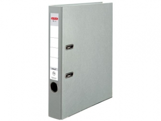 Segregator A4 5cm HERLITZ Q.file PP - popielaty