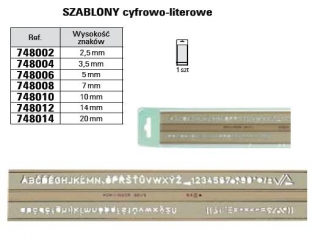 Szablon LOGAREX 0.25mm