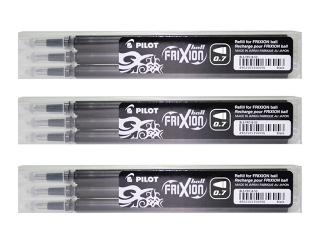 Wkład do długopisu PILOT Frixion Ball 0,7mm czarny