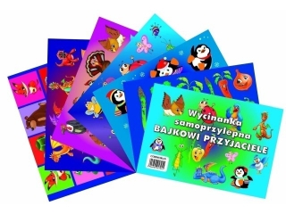 Wycinanka samoprzylepna CORMORAN A4 6k. Bajkowi przyjaciele